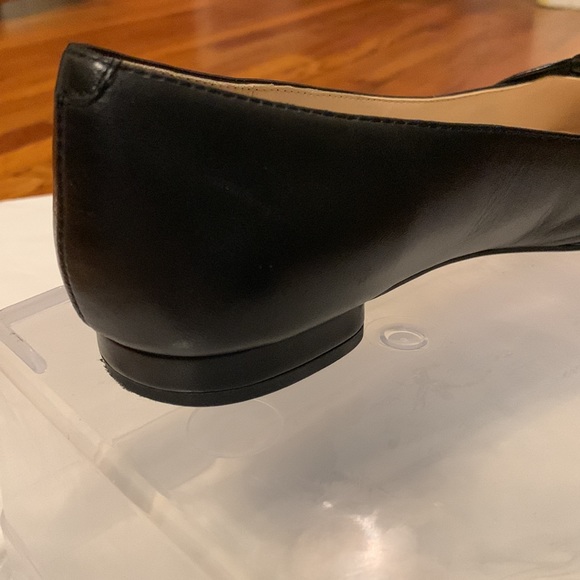 Nine West Women's Leather Ballet Flat, Black, size 7M, only worn once - Picture 6 of 12